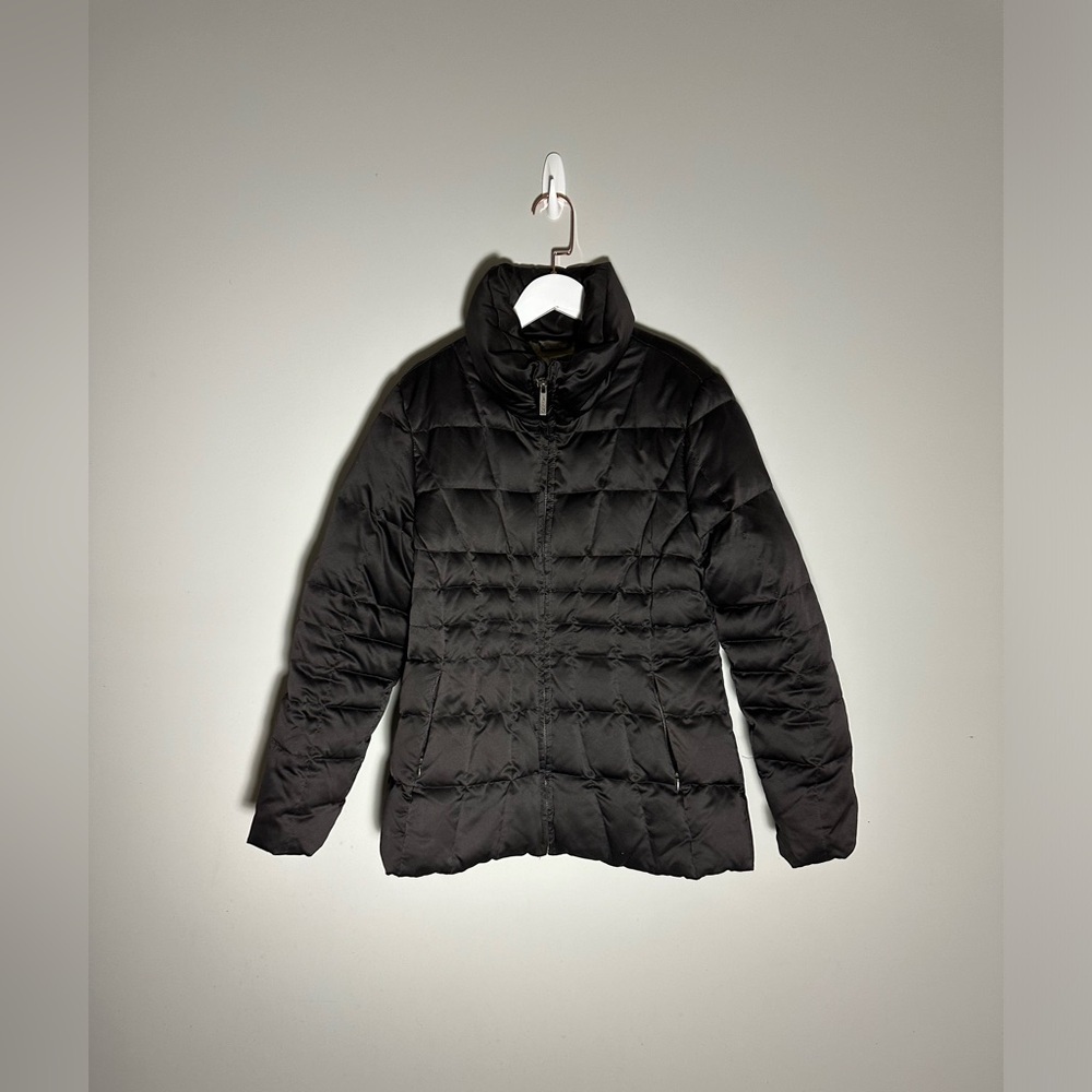 Beautiful Chocolate Brown Duck down Calvin Klein puffer coat size Medium